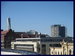 Malmö skyline from the Central station's garage 32 - Turning Torso and Studio